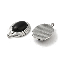 Подвески из натурального черного оникса (окрашенные и нагретые)&nbsp;KK-M270-41P-02