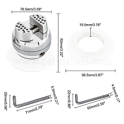 45 # стальной инкрустированный камень&nbsp;AJEW-WH0162-17