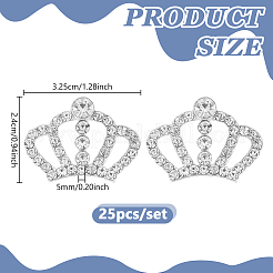 Кабошоны из сплава со стразами&nbsp;FIND-GA0007-48A