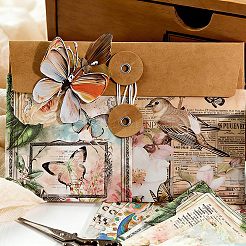 1 lot de blocs de papier pour scrapbooking&nbsp;DIY-SP0007-93B