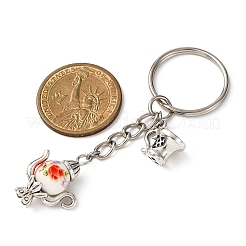 Брелки в виде фарфоровых чайников&nbsp;KEYC-JKC01378