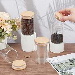 Прозрачная стеклянная банка&nbsp;DIY-WH0060-23B