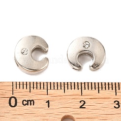 Perline lettera per fare bracciali&nbsp;X-ALRI-O012-C-NR