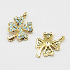 Латунь микро проложит класс Aaa кубического циркония подвески&nbsp;ZIRC-P021-01-NR