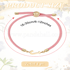 1 pulsera deslizante con cordón de nailon ajustable para mujer&nbsp;BJEW-LP0001-32J-03