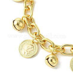 Laiton bracelets de la chaîne de câble&nbsp;BJEW-JB10726