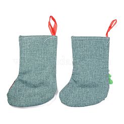 Tissu suspendu bas de noël&nbsp;HJEW-B003-10