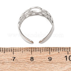 Offene Manschettenringe aus Edelstahl 304&nbsp;RJEW-P191-08P