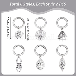 12 шт. 6 стиля тибетского стиля&nbsp;HJEW-PH02287