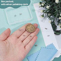 925 barra distanziatrice in argento sterling&nbsp;STER-BC0004-24B-P