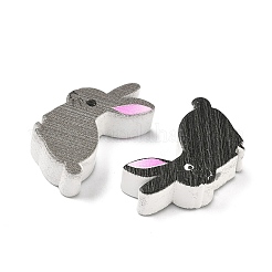 Пасхальные деревянные бусины с рисунком&nbsp;WOOD-G026-01B