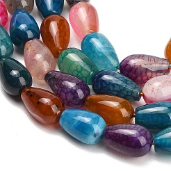 Natur Drachen Venen Achat Perlen Stränge&nbsp;GG-L001-C01-01
