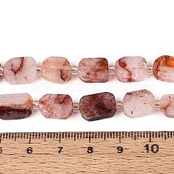 Натуральный гематоидный кварц / нитки из железистого кварца&nbsp;G-T138-26A-04