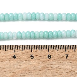 Hebras de cuentas de vidrio teñidas con efecto degradado&nbsp;X-GLAA-C043-01J