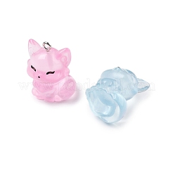 Милые подвески из прозрачной смолы&nbsp;RESI-S020-03P