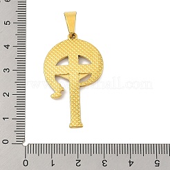 Placcatura ionica (ip) ciondoli in acciaio inossidabile 304&nbsp;STAS-D112-04AG-01