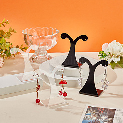 Акриловые подставки для одной серьги с наклоном назад&nbsp;EDIS-WH0030-33A