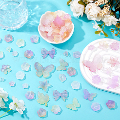 10 набор 200 г прозрачных акриловых матовых бусин&nbsp;FACR-HS0001-02B