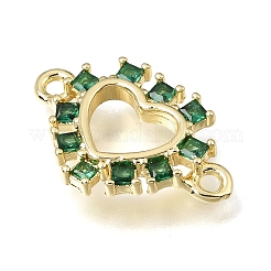 Ciondoli connettore in ottone con pavé di zirconi cubici&nbsp;KK-E802-15G-C