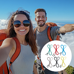 6шт. 6-х цветный ремешок из искусственной замши для очков&nbsp;AJEW-CL0001-48A