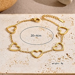 201 браслет из звеньев цепи из нержавеющей стали&nbsp;GP5387