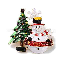 Эмалированные булавки на рождественскую тематику JEWB-F034-01C