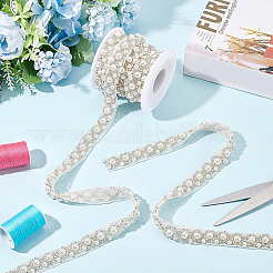 3.05 m de polyester imitation avec garniture perlée en plastique ABS&nbsp;OCOR-BC0001-88