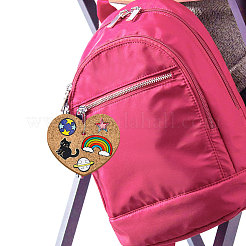 4шт пробковая подвеска-украшение&nbsp;KEYC-PB0001-02H