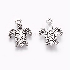 Pendentifs en alliage de style tibétain&nbsp;A-PALLOY-WH0066-13AS