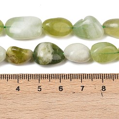 Природного нефрита Xiuyan бисер нитей&nbsp;G-A284-A04-01