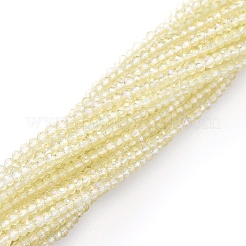 Стеклянные бусины с гальваническим покрытием &nbsp;X-EGLA-F149-FR-06