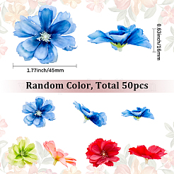 50шт тканевые искусственные гвоздики&nbsp;AJEW-SP0003-83A