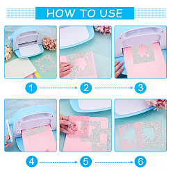 Углеродистая сталь разрезает трафареты&nbsp;DIY-WH0263-0038