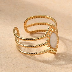 Кольца-манжеты из нержавеющей стали 304 с эмалевым покрытием&nbsp;X-RJEW-M171-32G