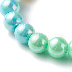 Комплекты детских браслетов из непрозрачных акриловых бусин стрейч&nbsp;BJEW-JB06405