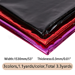 3 m 3 Farben Polyester-Spandex-Stretchstoff&nbsp;DIY-WR0004-42