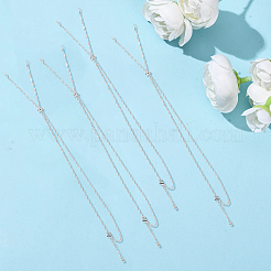 10 шт. 2 мм 304 нержавеющая сталь сингапурская цепочка для изготовления ожерелья&nbsp;AJEW-SC0004-02