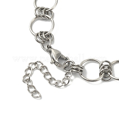 Не тускнеющий браслет из звеньев цепи из нержавеющей стали 304&nbsp;BJEW-TA00334-04