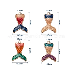 Цинк подвески эмали сплава&nbsp;ENAM-CJ0001-50