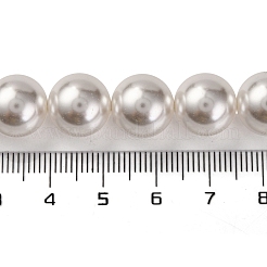 Выпечка окрашены перламутровый стекла жемчужные нити круглый шарик&nbsp;PEAR-H019-02E-04