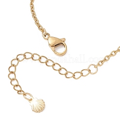 3 шт. 3 варианта браслетов из нержавеющей стали 304 в форме ракушки.&nbsp;BJEW-JB13421