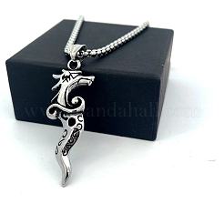 Модные панк-кулоны в виде головы дракона из нержавеющей стали 304 для мужчин.&nbsp;TJ5102