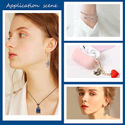 40 шт. 2-х цветные колпачки для бусин в тибетском стиле&nbsp;FIND-SC0003-12