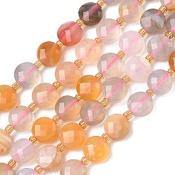 Натуральный красный агат бисер нитей&nbsp;G-K389-B90-01