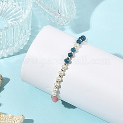 Bracelets en jade naturel teint de Malaisie&nbsp;BJEW-JB14267