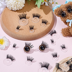 22 Stück 5 Stile Acryl-Puppenwimpern&nbsp;DOLL-SP0001-03