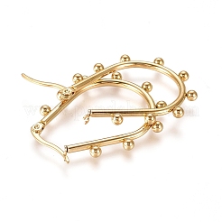 Orecchini a cerchio in acciaio inossidabile 304&nbsp;X-EJEW-E258-04G