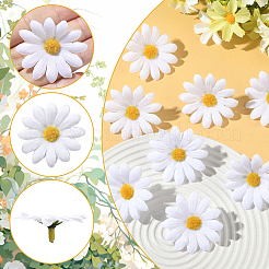 100шт тканевый искусственный подсолнух&nbsp;DIY-SP0005-96B