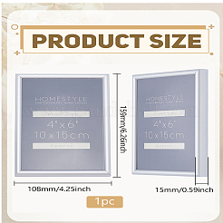 1шт. рамка для фотографий из сплава&nbsp;DIY-LP0005-49