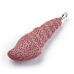 Кулоны из синтетической лавы&nbsp;G-P409-C01